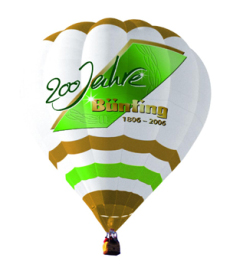 Heißluftballon Werbefahrt Bünting Tee