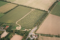 Geheimnis- volles Maislabyrinth bei Gülzow - Tja nun leider nicht mehr
