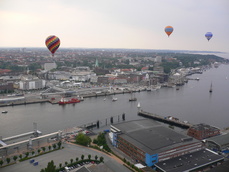 Ballonfahren zur Kieler Woche